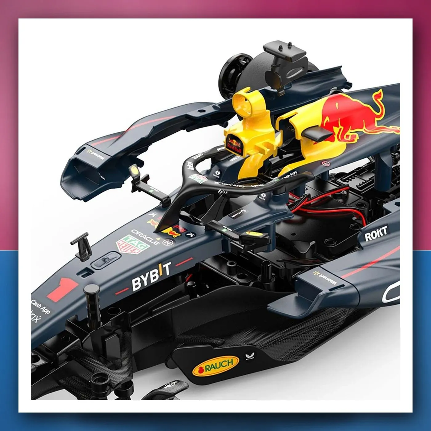 Bolid na daljinsko upravljanje Red Bull F1 RB19 Body Kit 1:16 plavi RASTAR