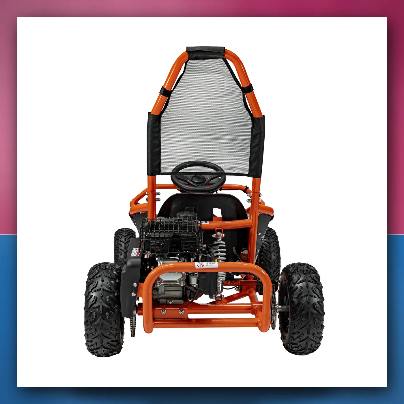 Auto na akumulator Gokart Motorni BLATO MONSTER narančasti - slika 1