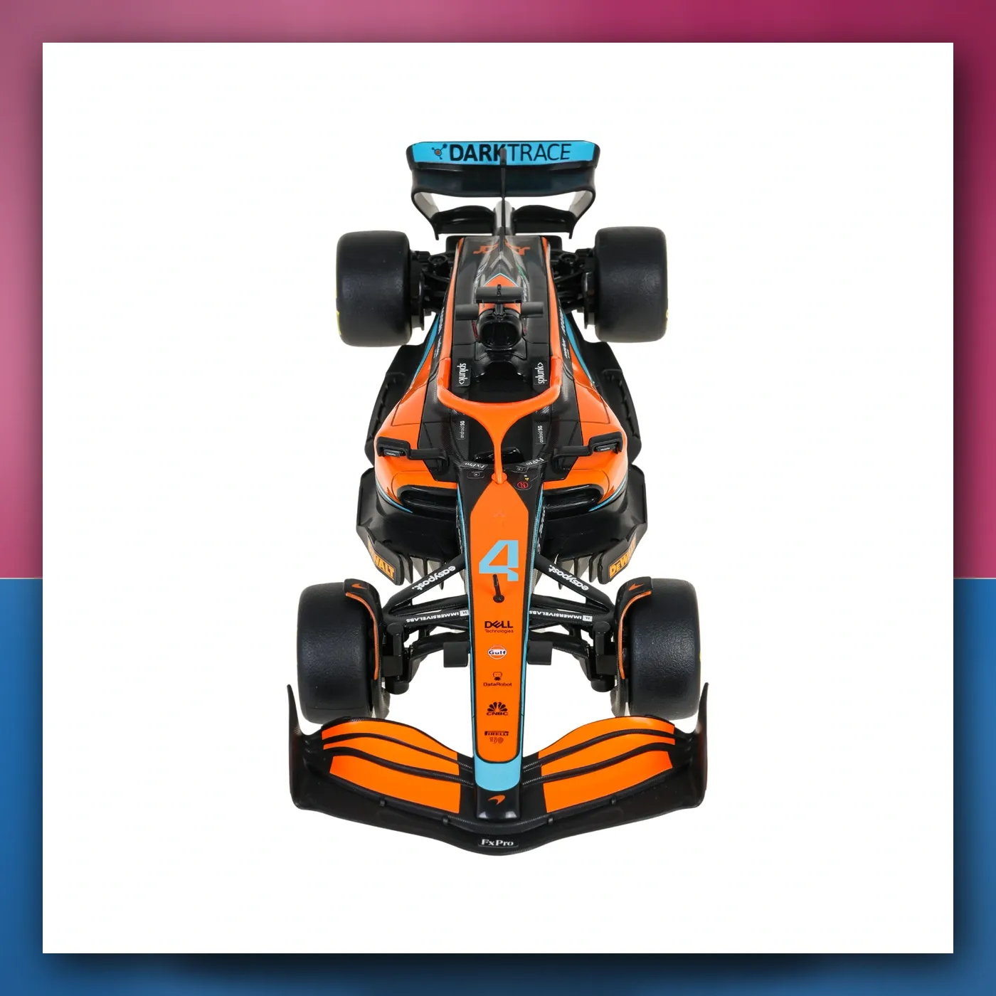 Metalni automobil McLaren F1 MCL36 1:24 narančasti RASTAR