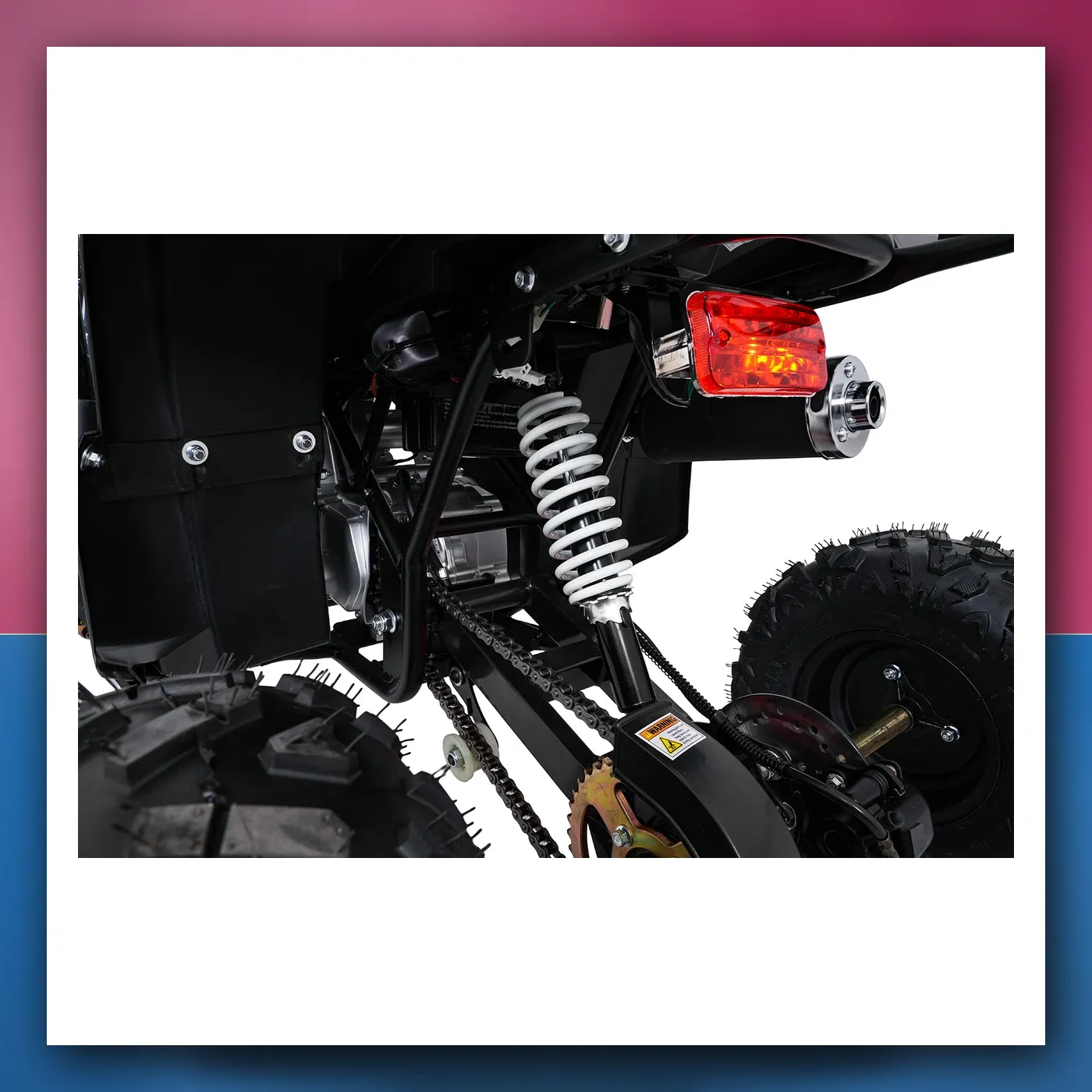 Četverocikl na akumulator Motorni WILDPEAK 110cc crni - slika 1