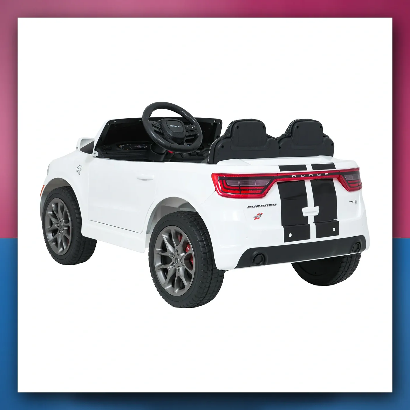 Auto na akumulator Dodge Durango bijeli - slika 1