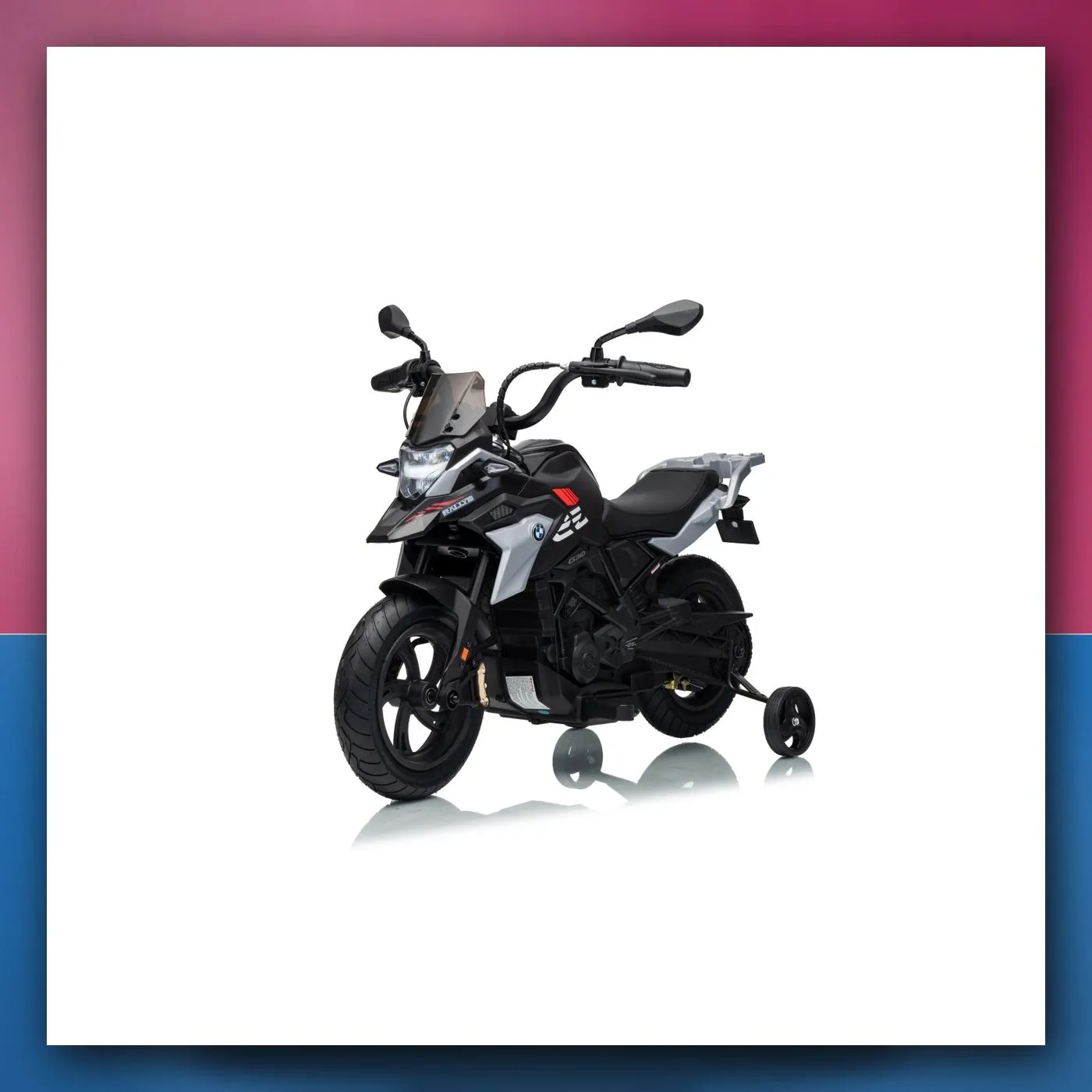 Motocikl na akumulator BMW G310GS crni - slika 1