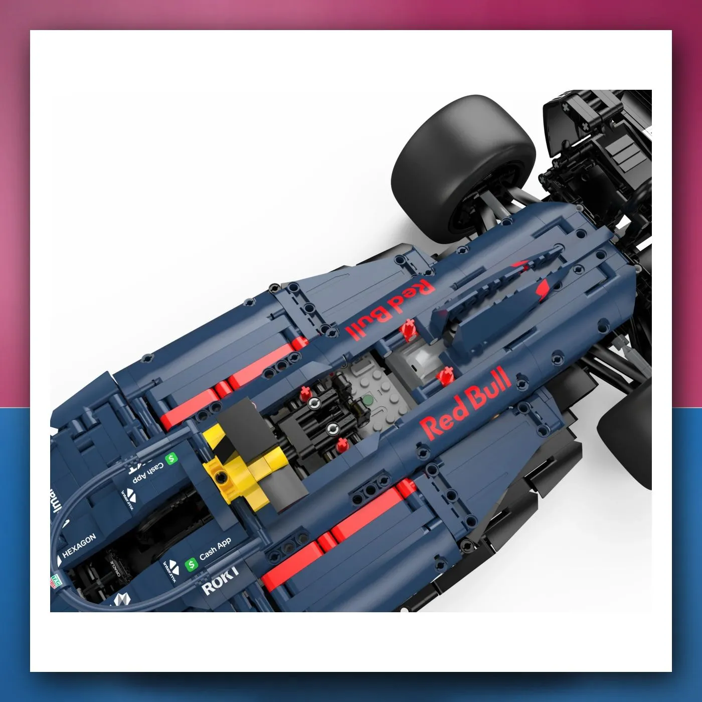Bolid na daljinsko upravljanje Red Bull F1 RB19 Body Kit 1:16 plavi RASTAR