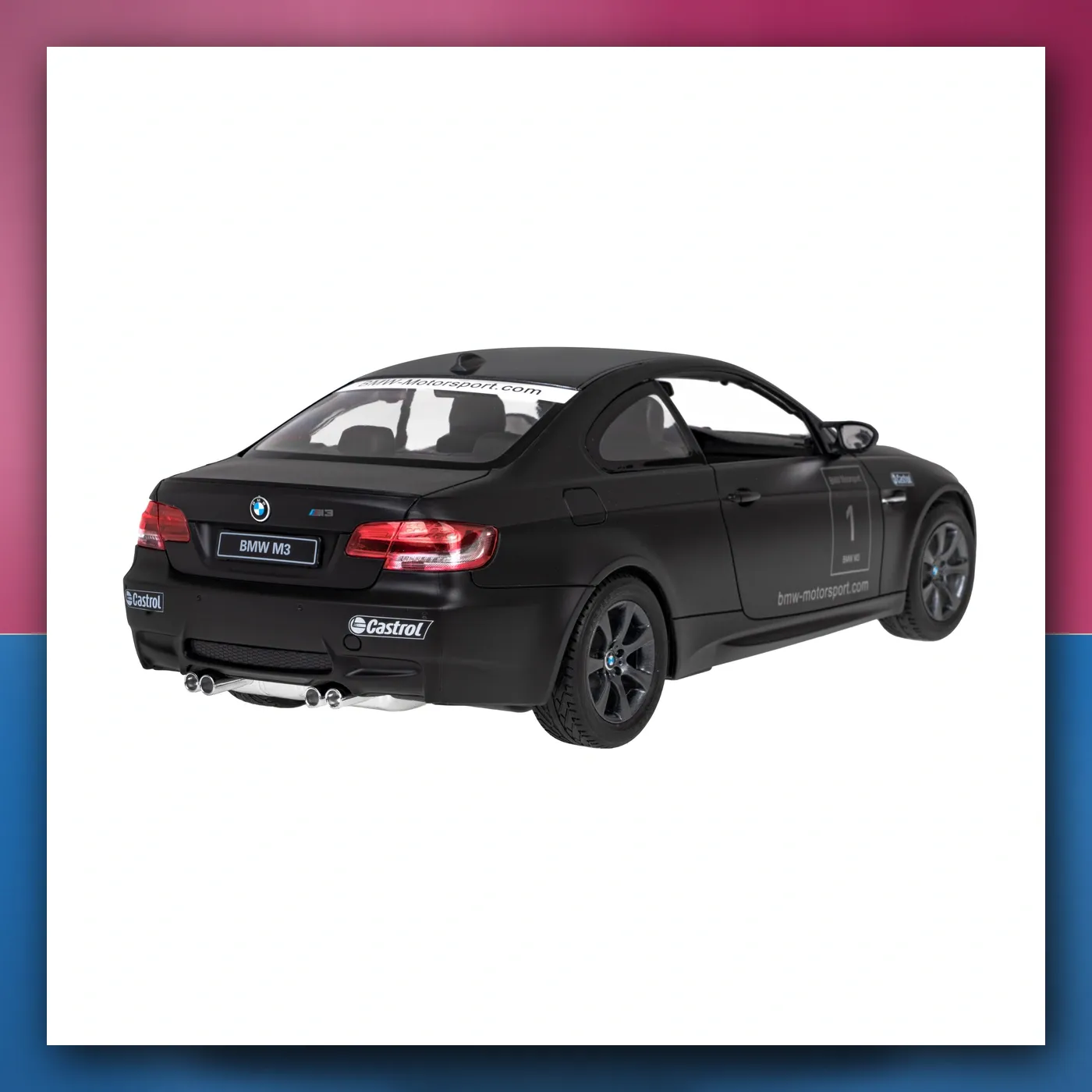 RC BMW M3 crni RASTAR 1:14 + daljinski upravljač 2,4 GHz - slika 1