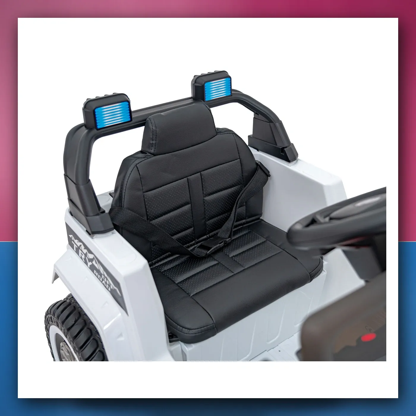 Auto na akumulator Off Cesta PLANINA bijeli - slika 1