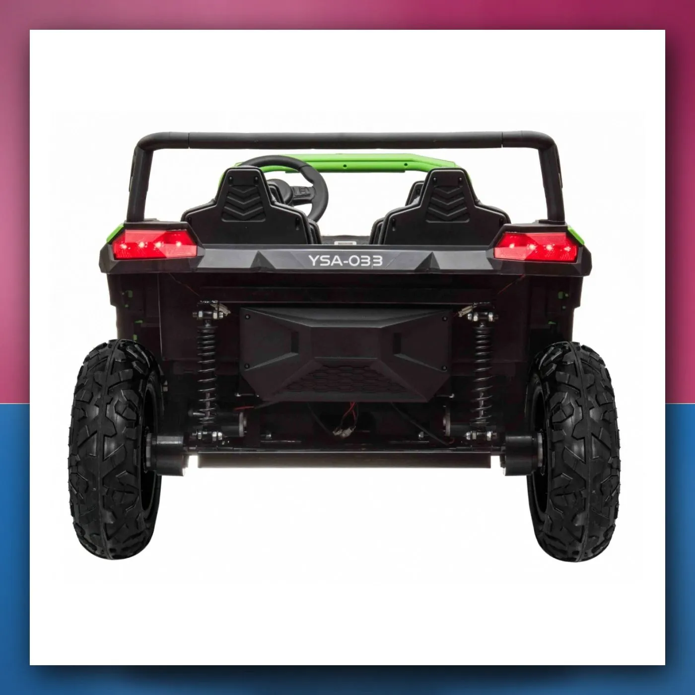 Buggy ATV RACING UTV2000 za 4 osobe na akumulator s Li-ion baterijom, zeleni