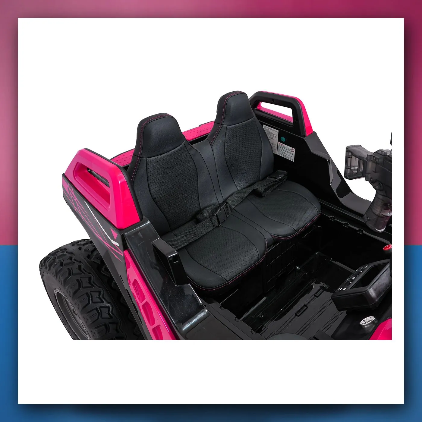 Buggy na akumulator PROSPECTOR 4×4 STRONG ružičasti