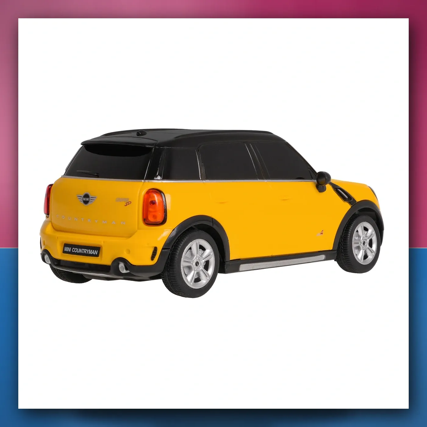 R/C Mini Countryman 1:24, žuti RASTAR