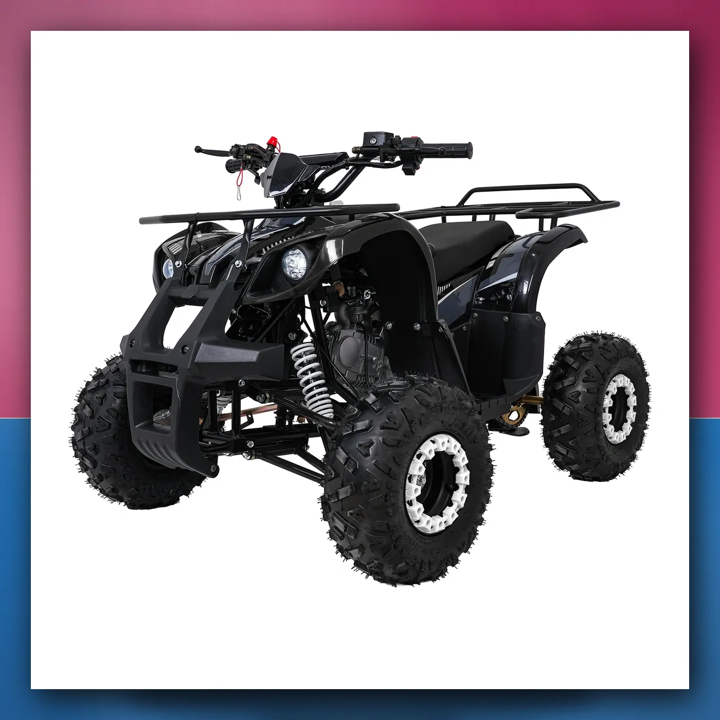 Četverocikl na akumulator Motorni WILDPEAK 110cc crni - slika 1