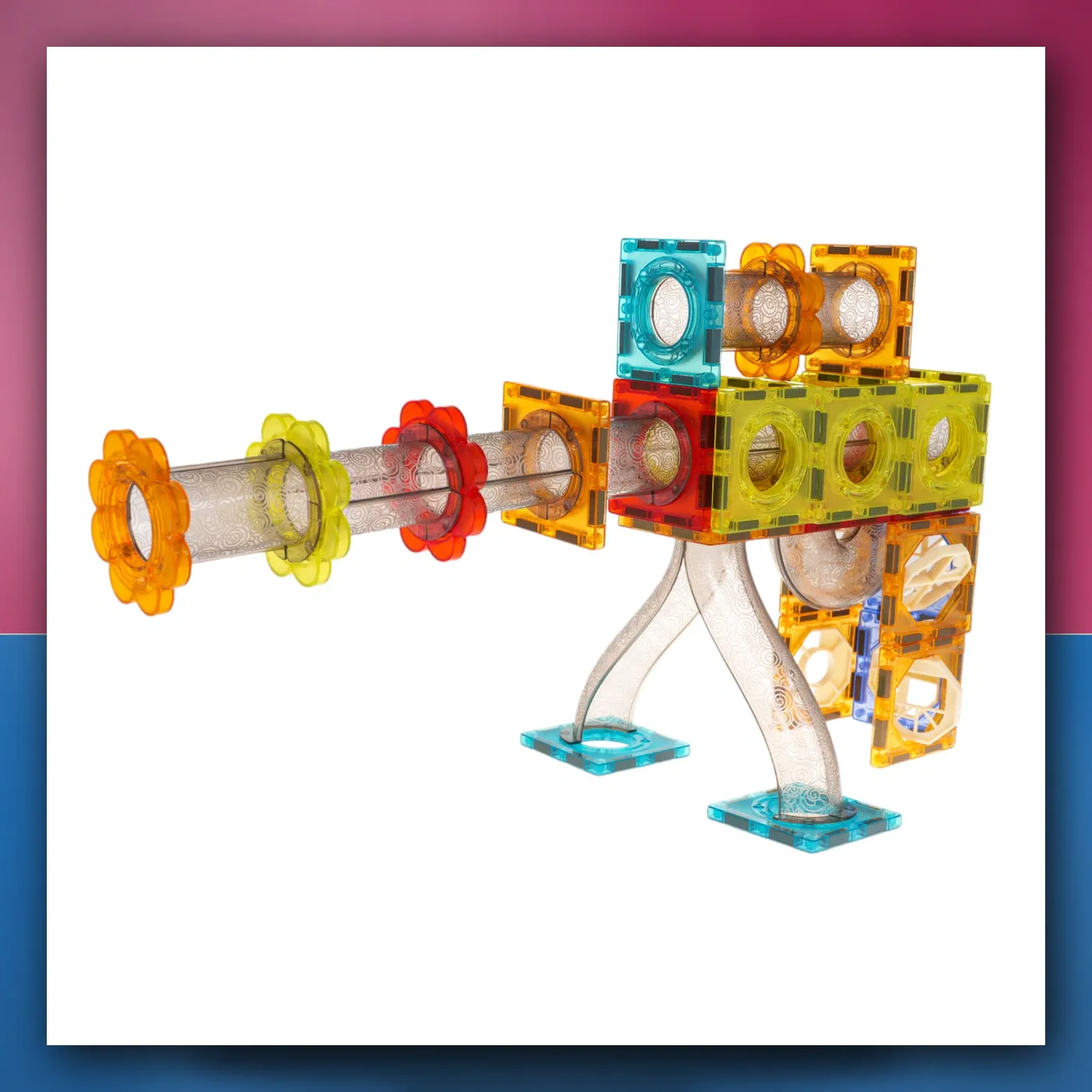 Kocke Magnetične Kuglica Sijajući set 176el. - slika 1