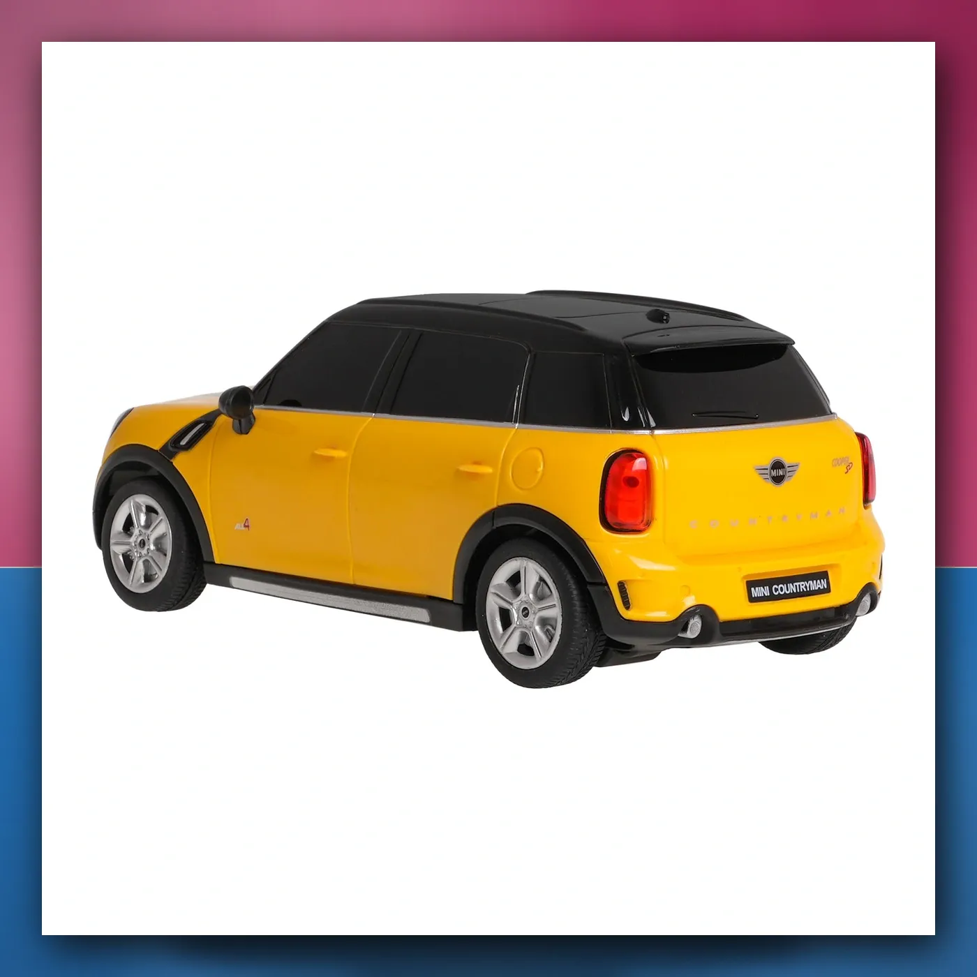 R/C Mini Countryman 1:24, žuti RASTAR