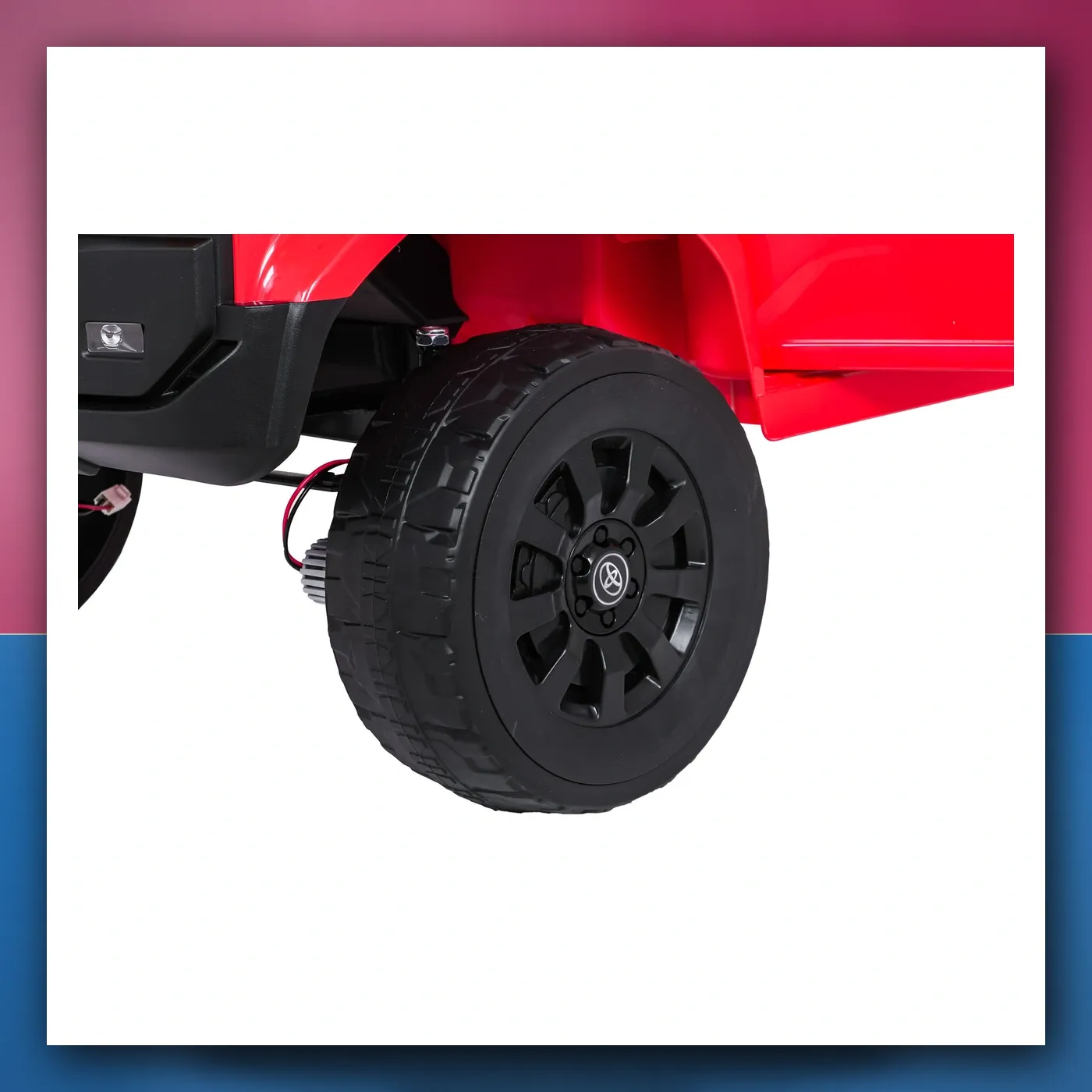 Auto na akumulator Toyota Land Krstarica PRADO crveni - slika 1