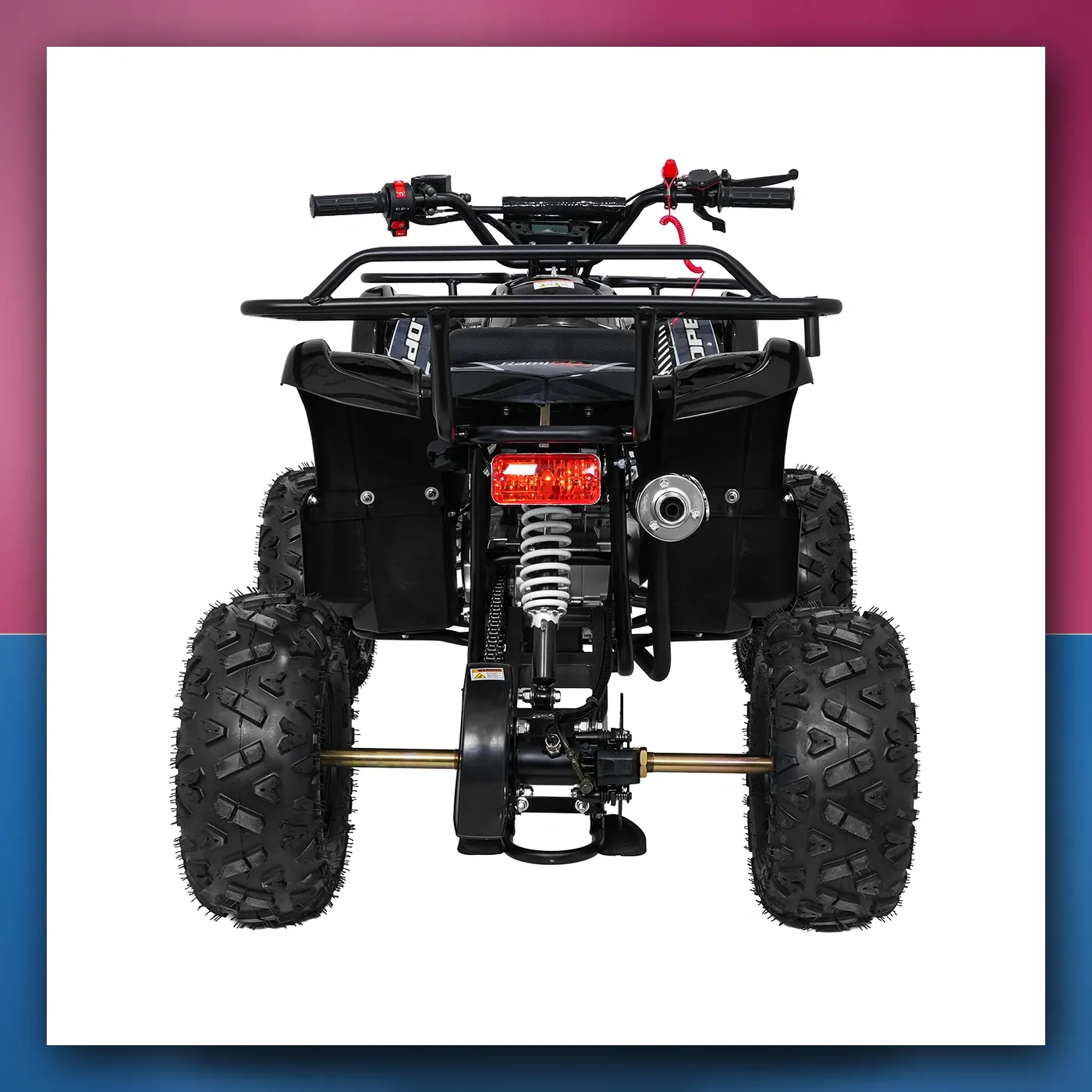 Četverocikl na akumulator Motorni WILDPEAK 110cc crni - slika 1