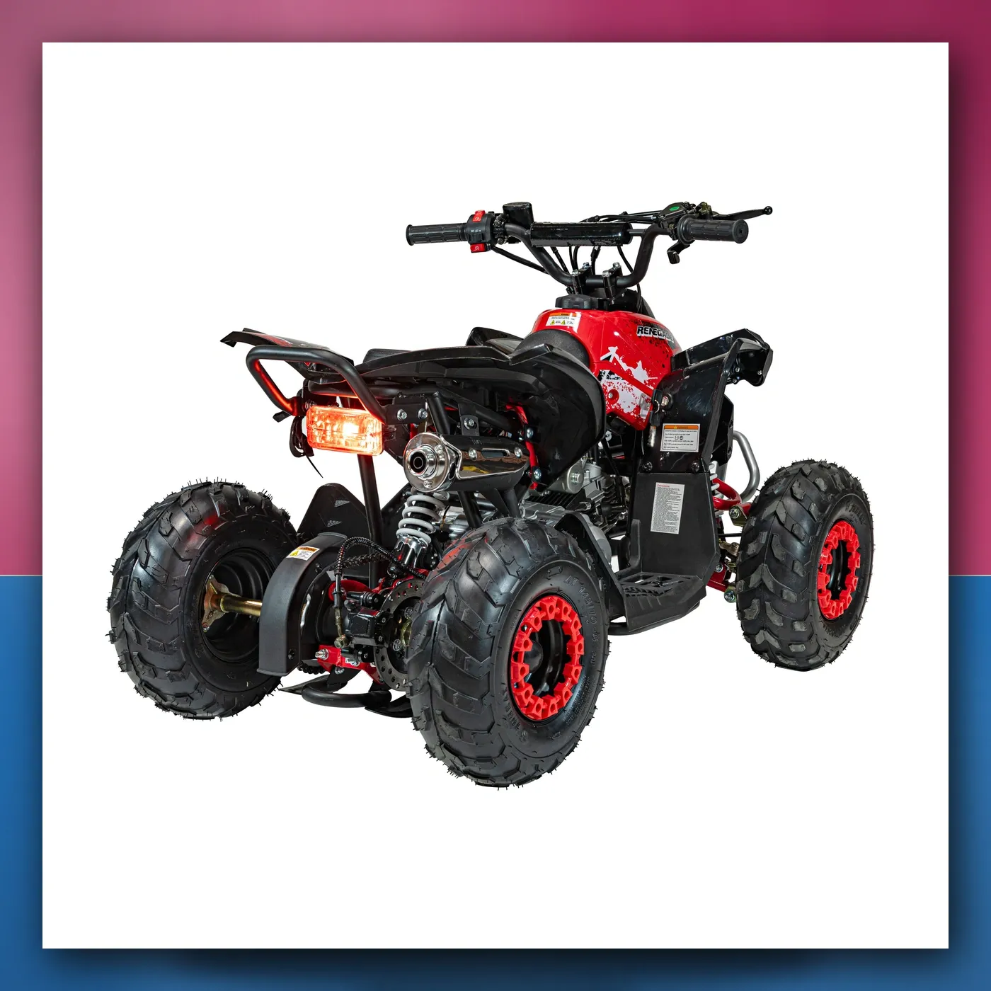 Četverocikl na akumulator Motorni RENEGADE 110CC crveni - slika 1