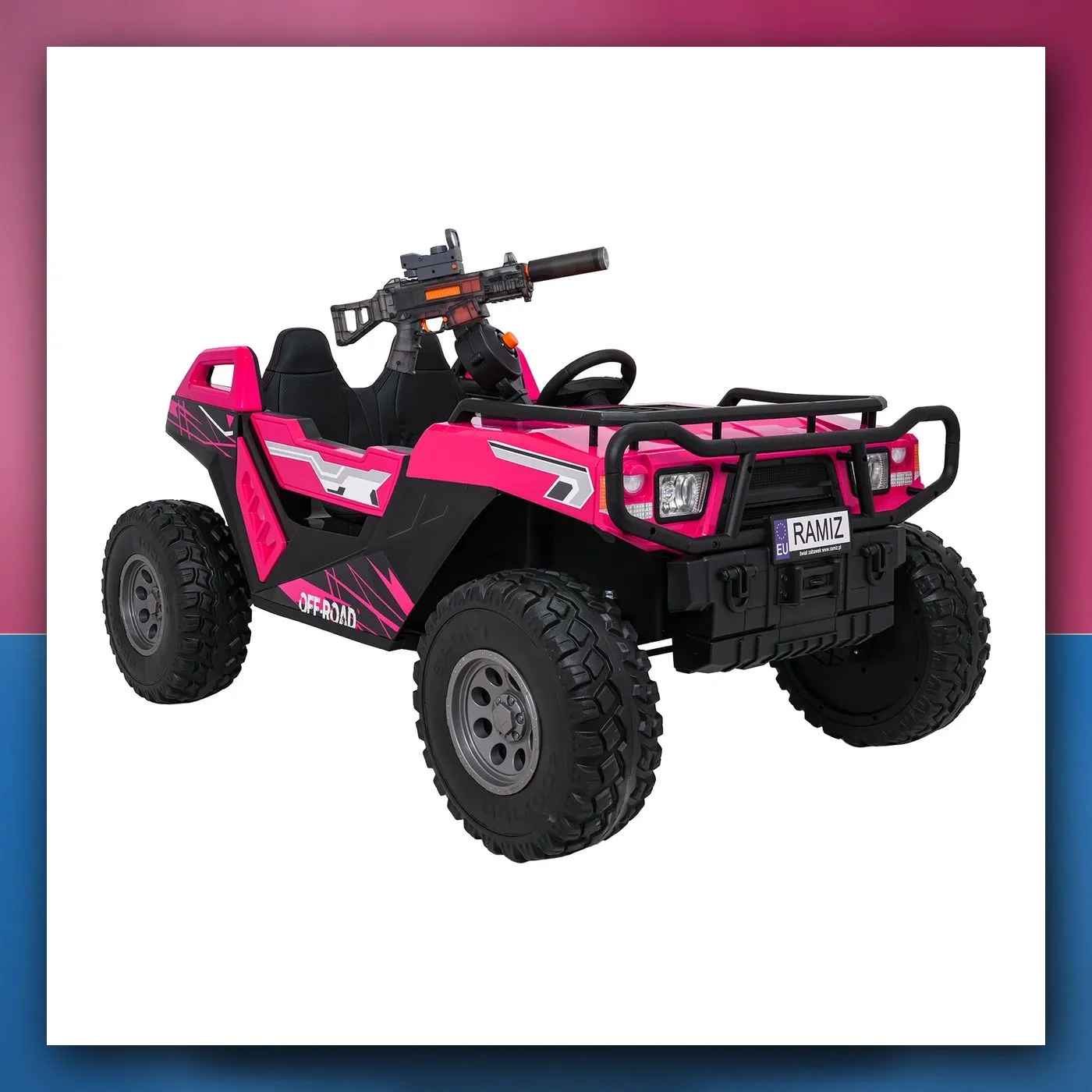 Buggy na akumulator PROSPECTOR 4×4 STRONG ružičasti
