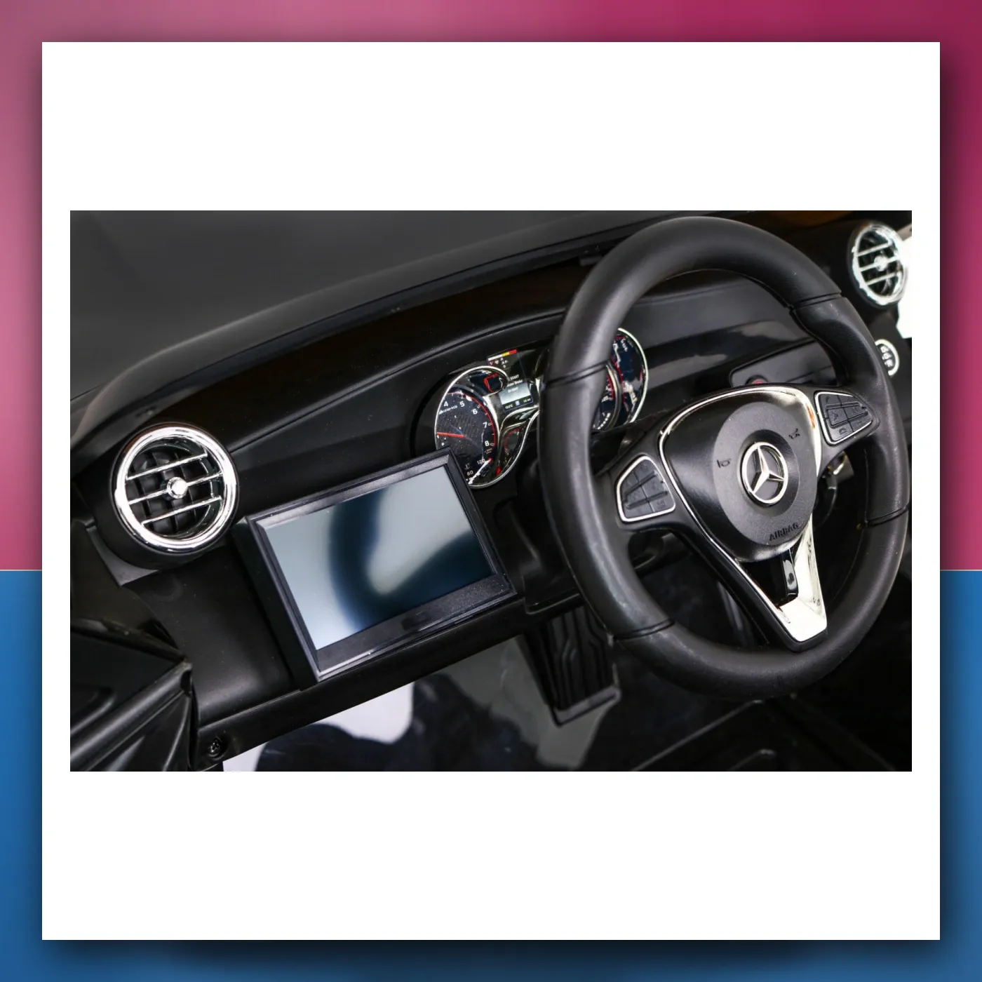 Auto Mercedes GLC 63S crne - SUV za djecu + Pogon 4x4 - slika 1
