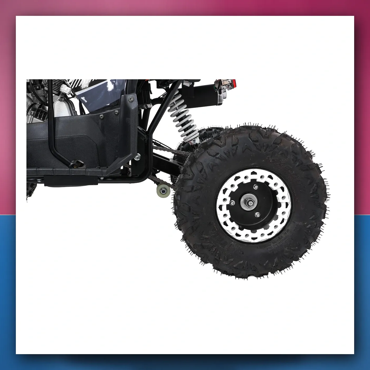Četverocikl na akumulator Motorni WILDPEAK 110cc crni - slika 1