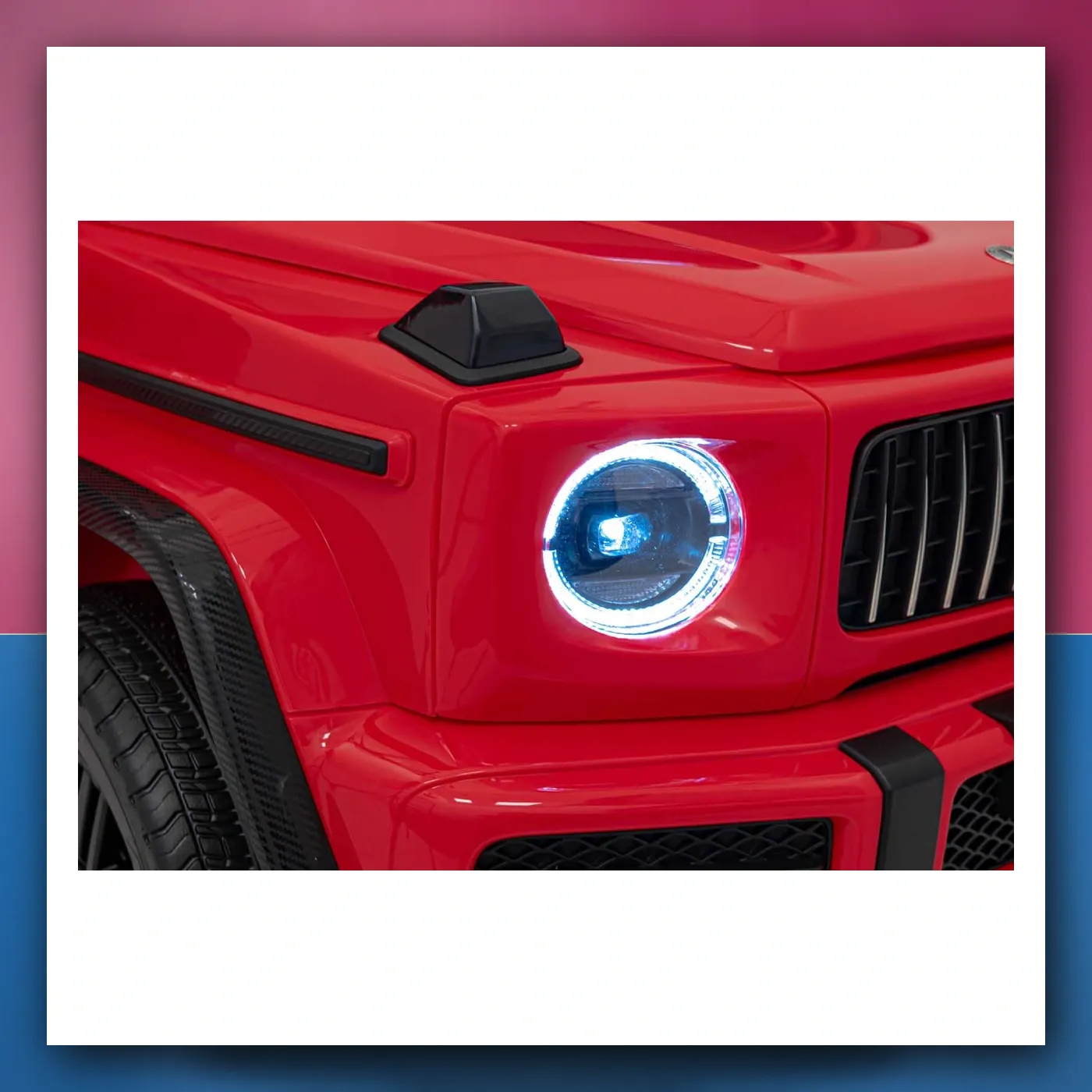 Auto na akumulator Mercedes Benz G63 AMG XXL STRONG crveni - slika 1