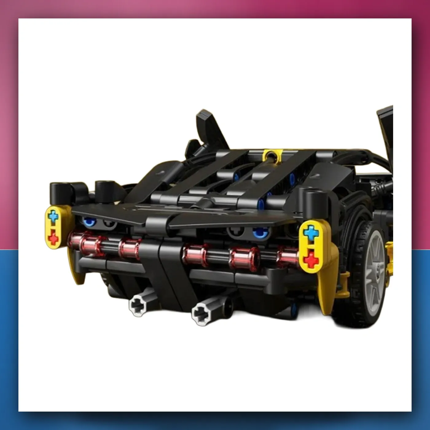 Set kockica Auto Sportske crne 589el. - slika 1