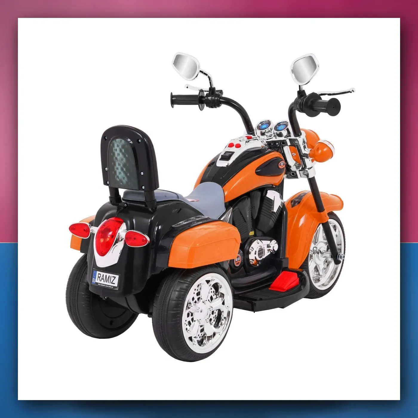 Motorić Sjekira NightBike narančasti - slika 1