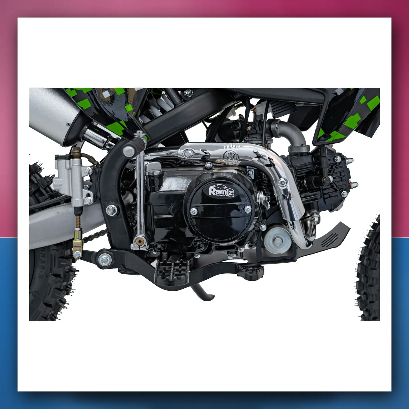 Motor na akumulator Motorni 110CM IMMORTAL zeleni Križ za tinejdžerica - slika 1