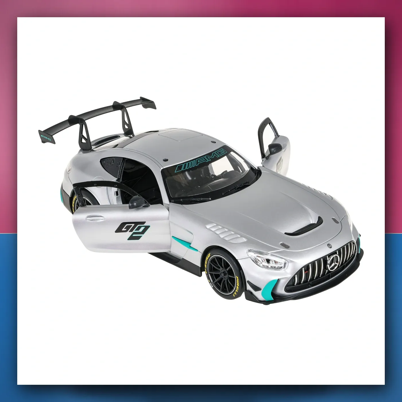 RC autić 1: 14 Mercedes - AMG GT2 Siv RASTAR - slika 1