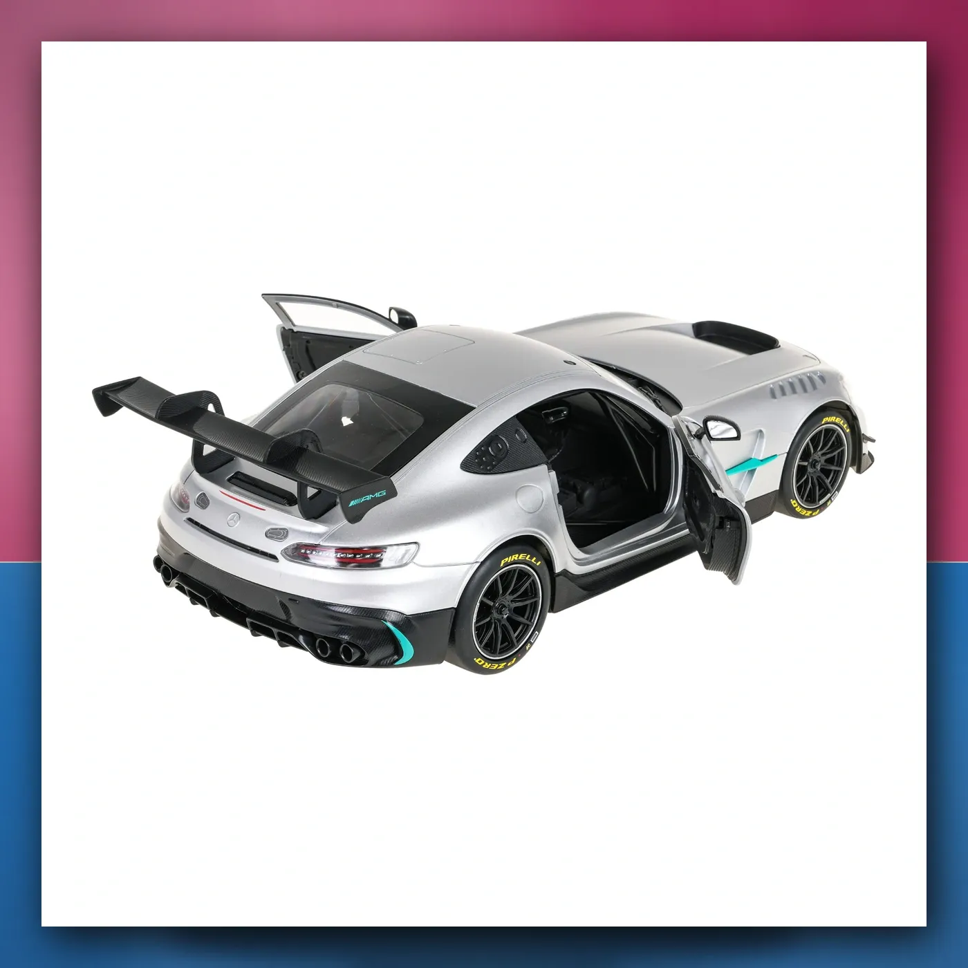 RC autić 1: 14 Mercedes - AMG GT2 Siv RASTAR - slika 1