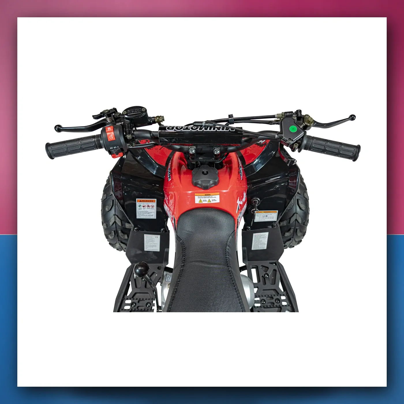 Četverocikl na akumulator Motorni RENEGADE 110CC crveni - slika 1