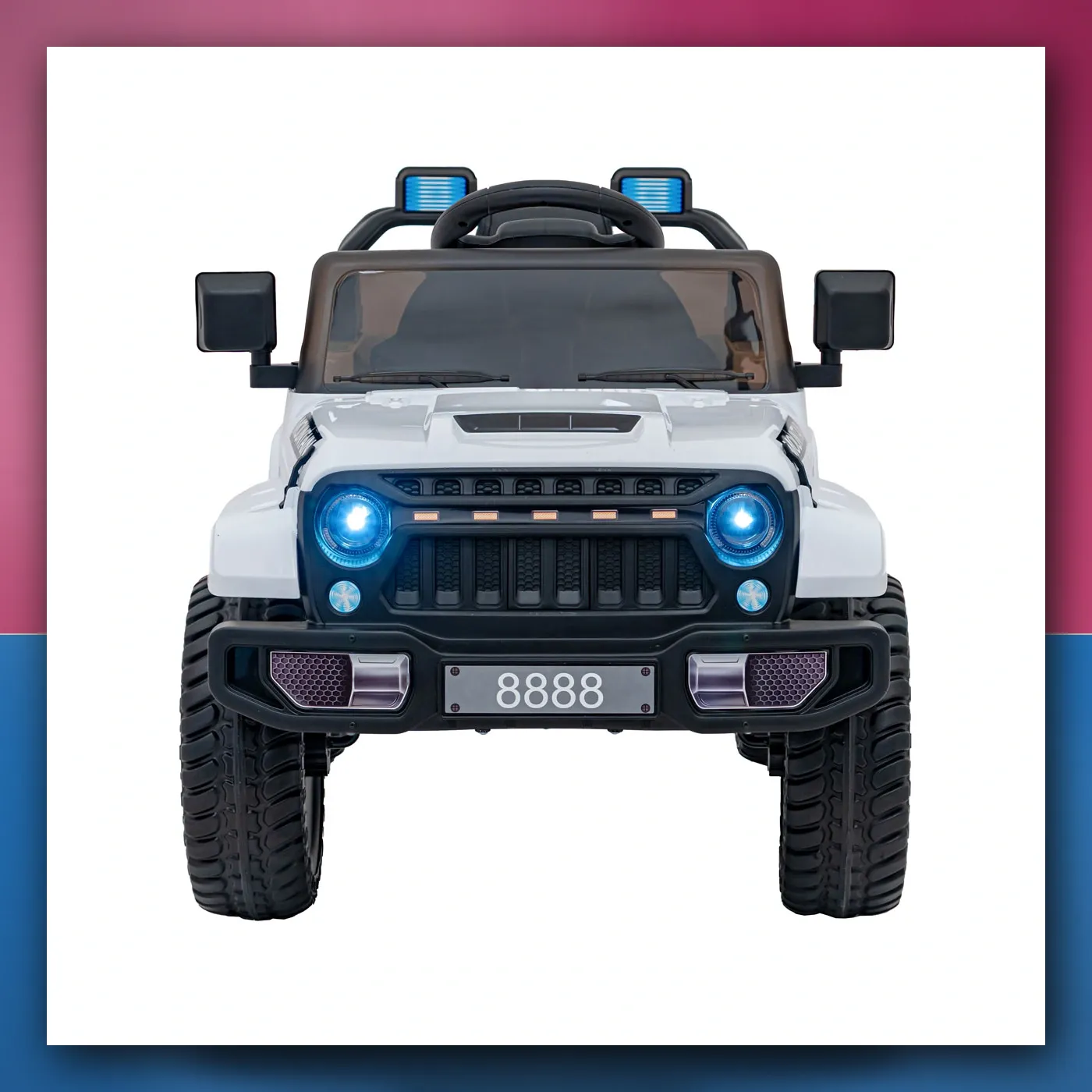 Auto na akumulator Off Cesta PLANINA bijeli - slika 1