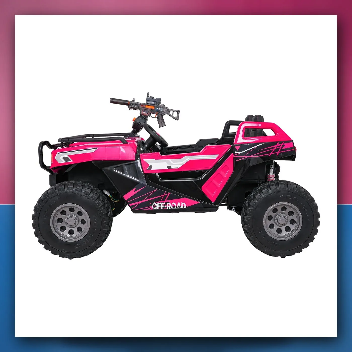 Buggy na akumulator PROSPECTOR 4×4 STRONG ružičasti