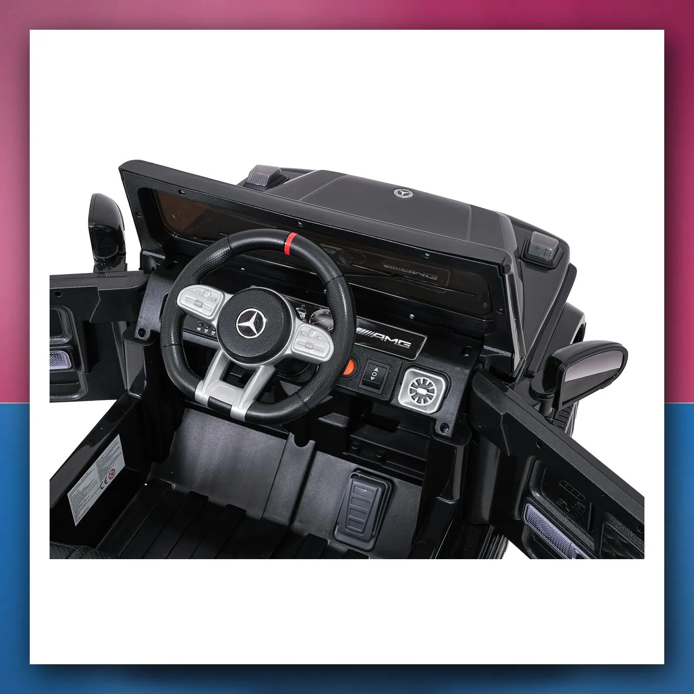 Auto na akumulator Mercedes G63 AMG LIFT crni - slika 1