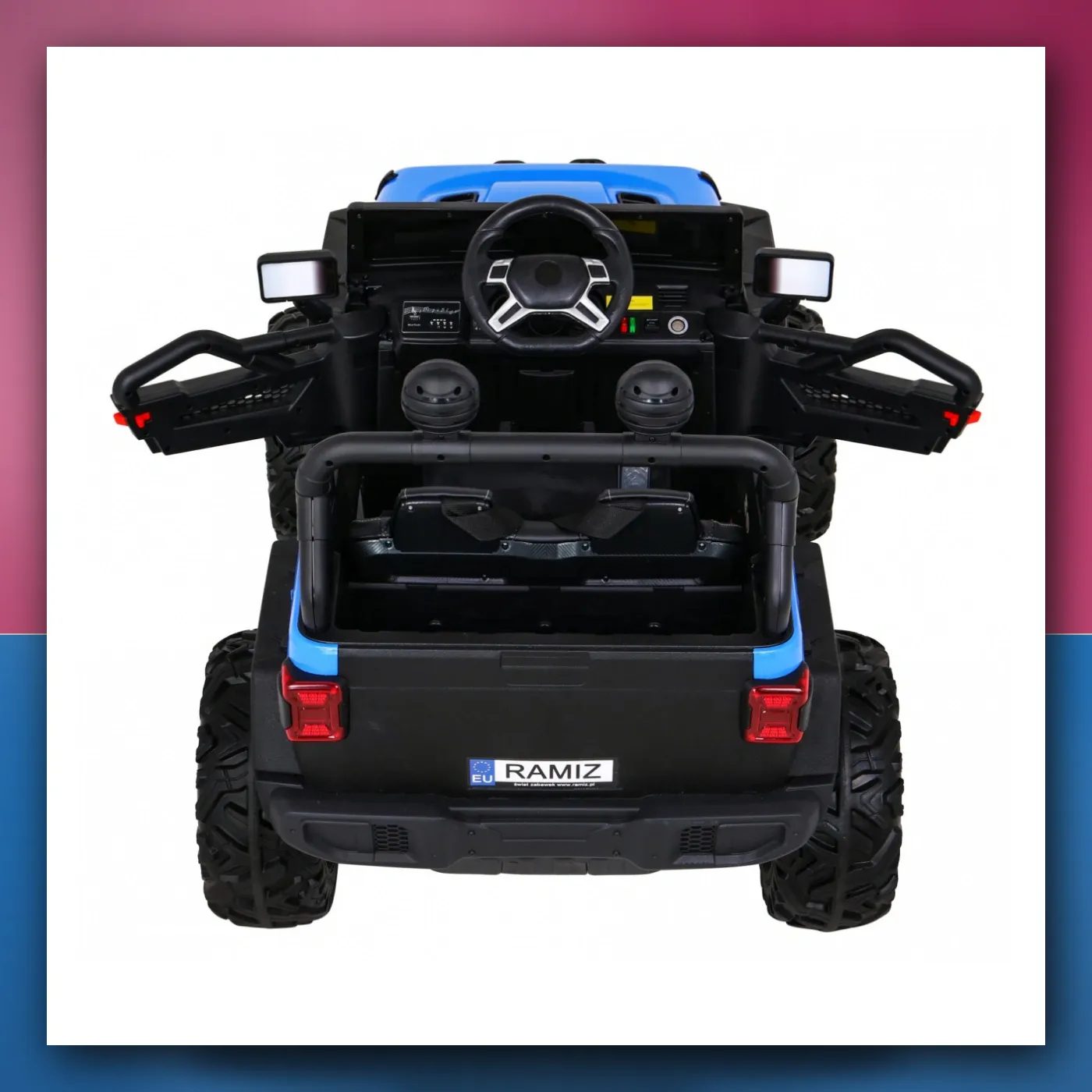 Auto na akumulator Master Of Terain plavi - slika 1