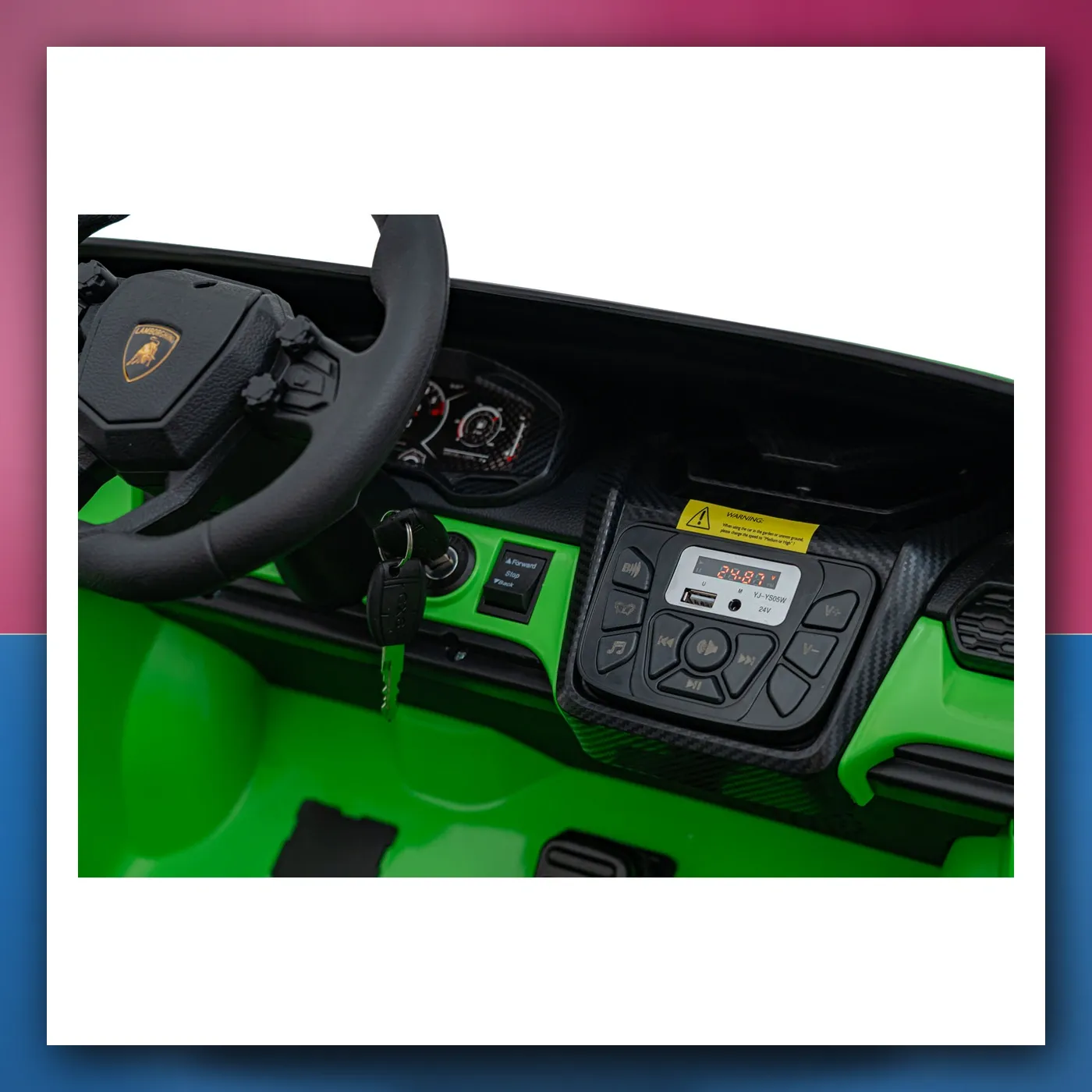 Auto na akumulator Lamborghini Revuelto XL zeleni - slika 1