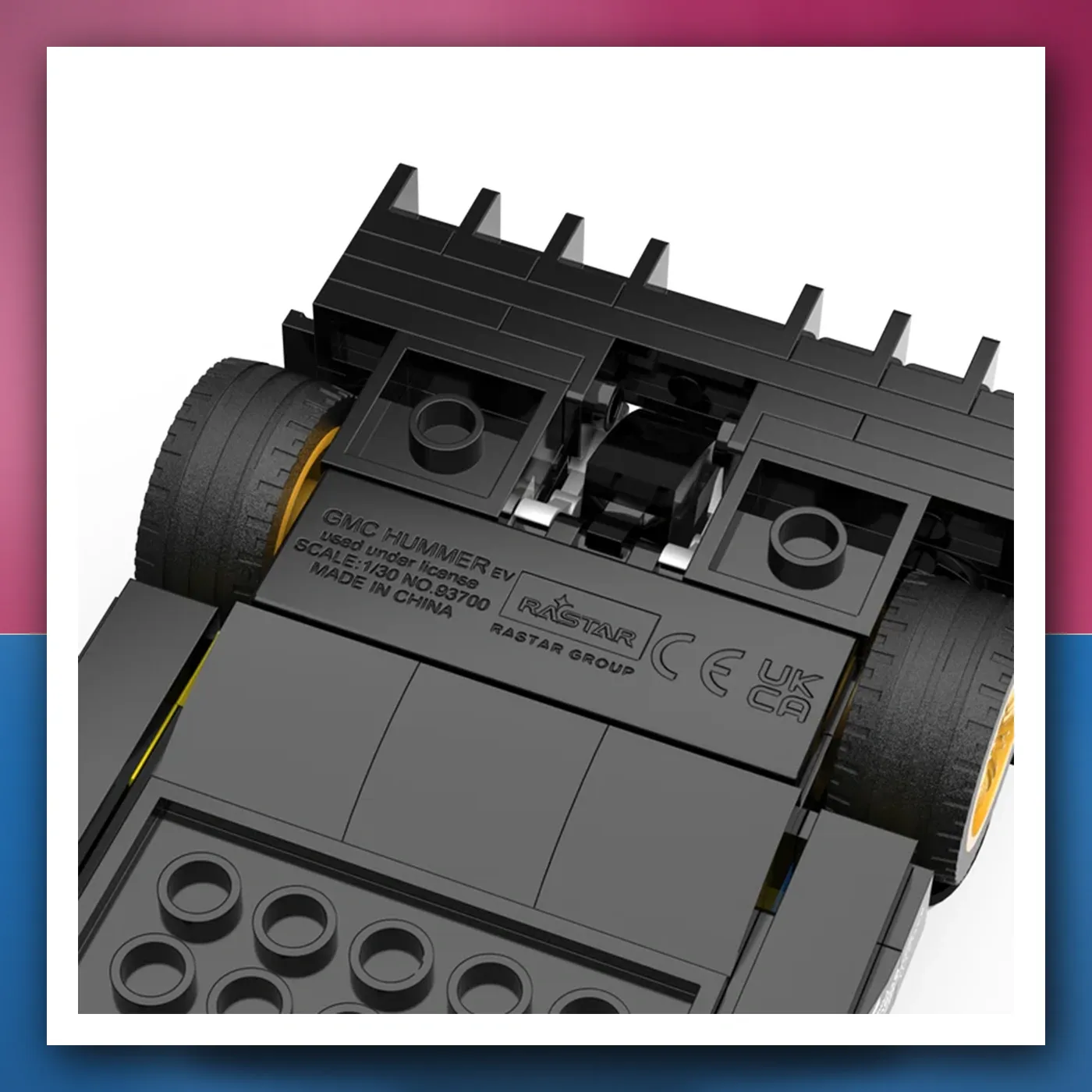 Mali auto 1: 28 Pagani Zonda R Kocke bijeli RASTAR - slika 1