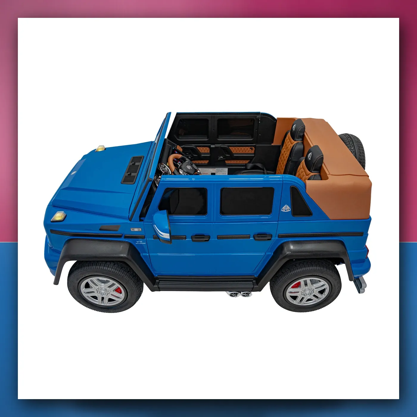Auto na akumulator Mercedes Benz MAYBACH G650 STRONG plavi - slika 1