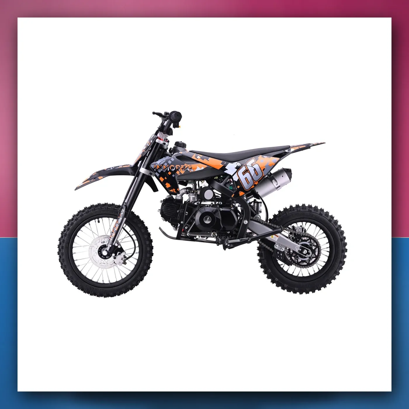 Motor na akumulator Motorni 110CM IMMORTAL narančasti Križ - slika 1