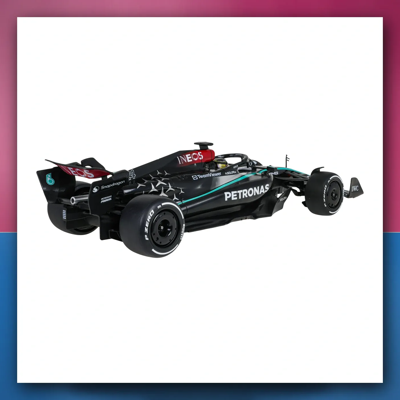 Bolid R / C 1: 12 Mercedes - AMG F1 W15 E Performance crni RASTAR - slika 1
