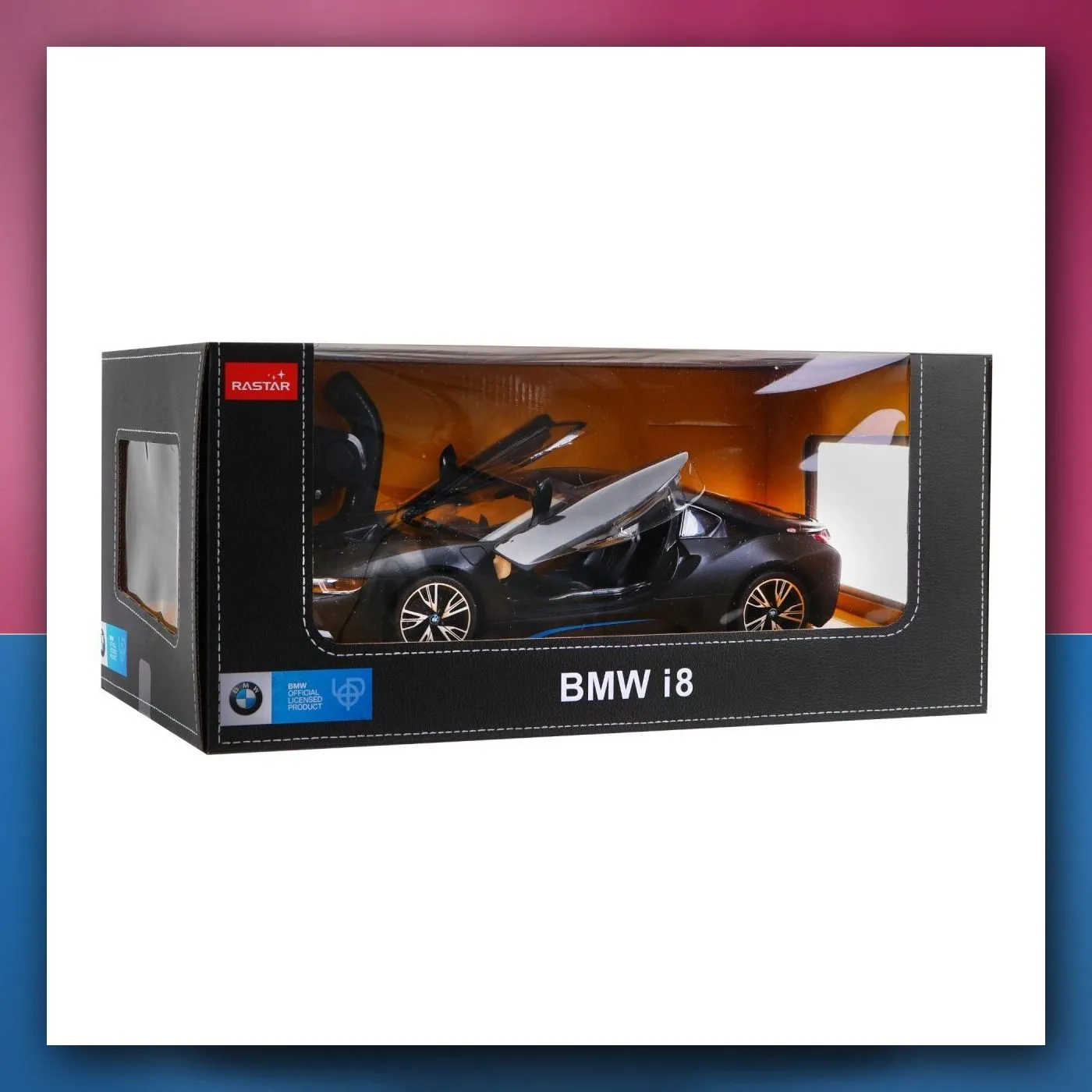 BMW i8 crni RASTAR model 1:14 autić na daljinsko upravljanje + daljinski upravljač 2,4 GHz