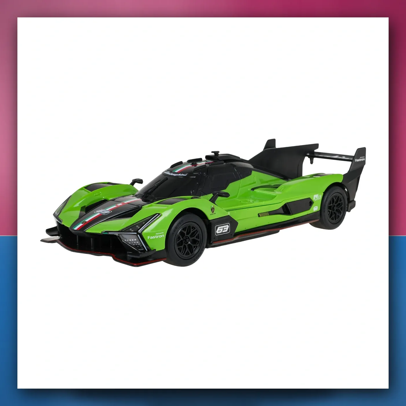 Automobil na daljinsko upravljanje Lamborghini SC63 1:24 zeleni RASTAR - slika 1