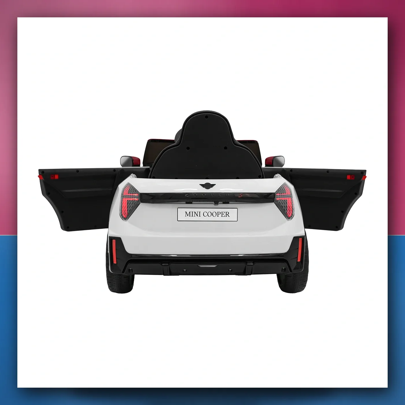 Auto na akumulator Mini Cooper bijeli - slika 1