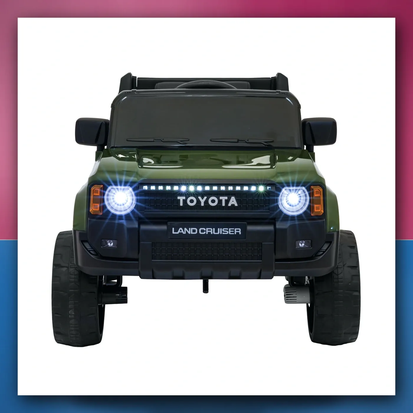 Auto na akumulator Toyota Land Krstarica PRADO zeleni - slika 1