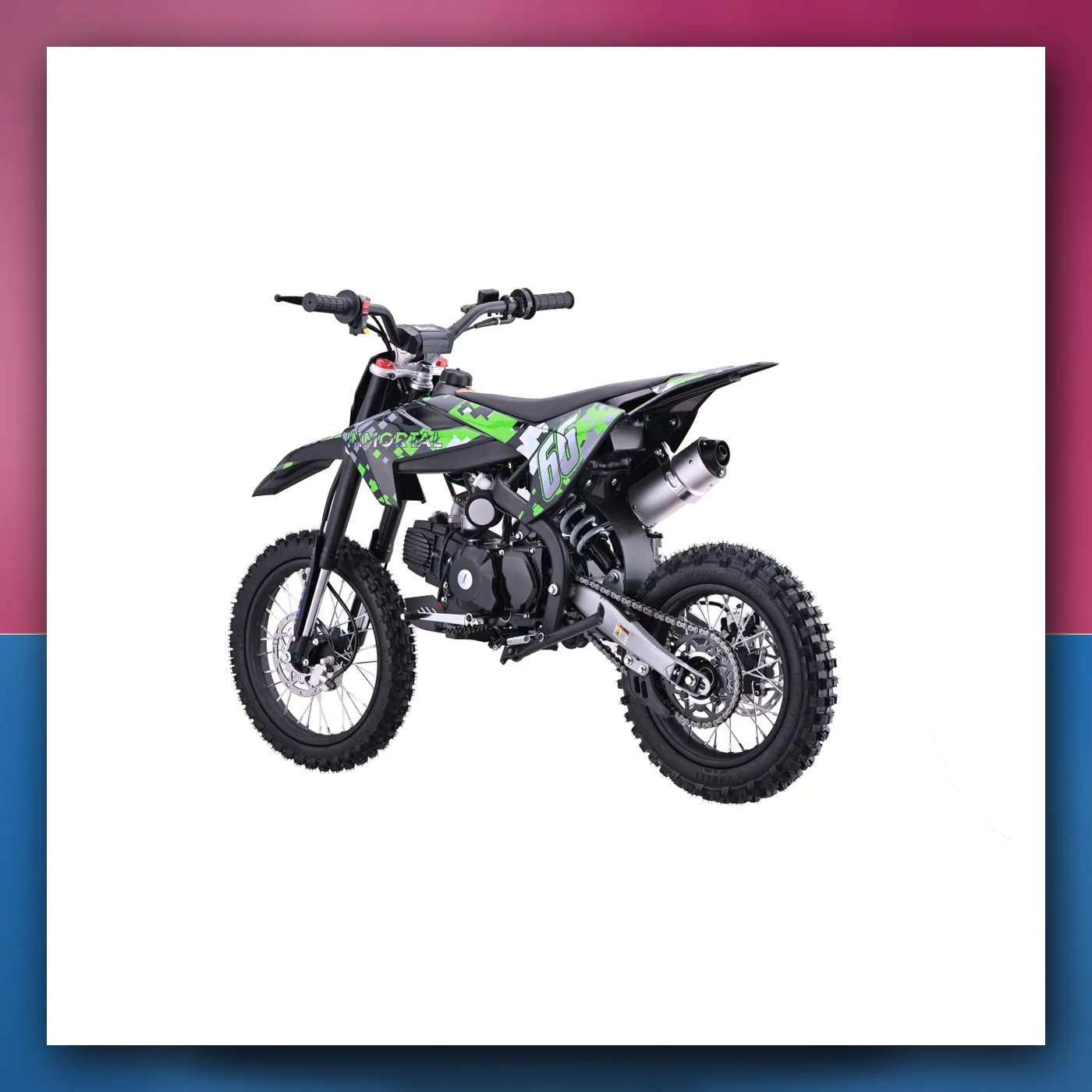 Motor na akumulator Motorni 110CM IMMORTAL zeleni Križ za tinejdžerica - slika 1
