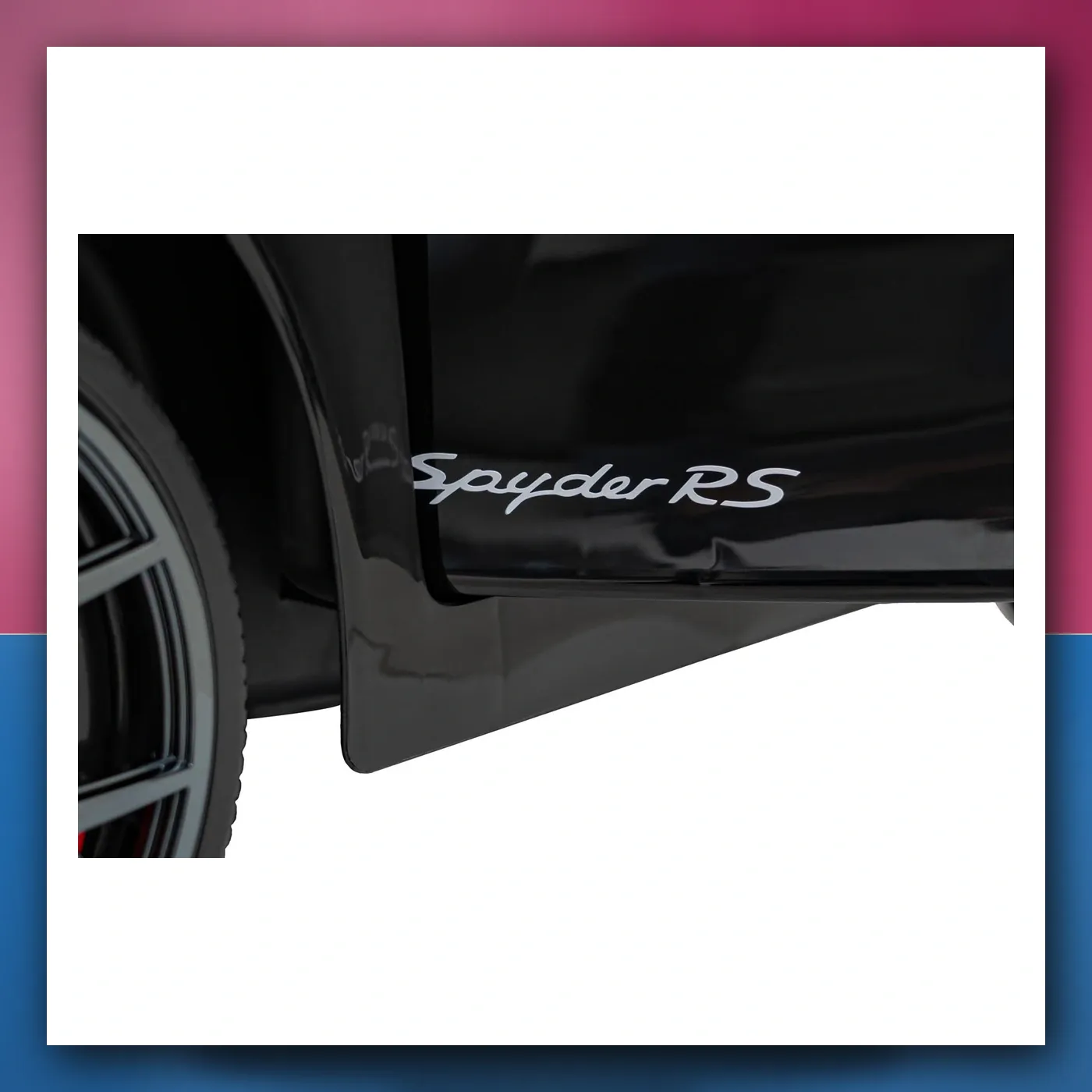 Auto na akumulator Porsche Spyder RS 718 crni MP4 - slika 1