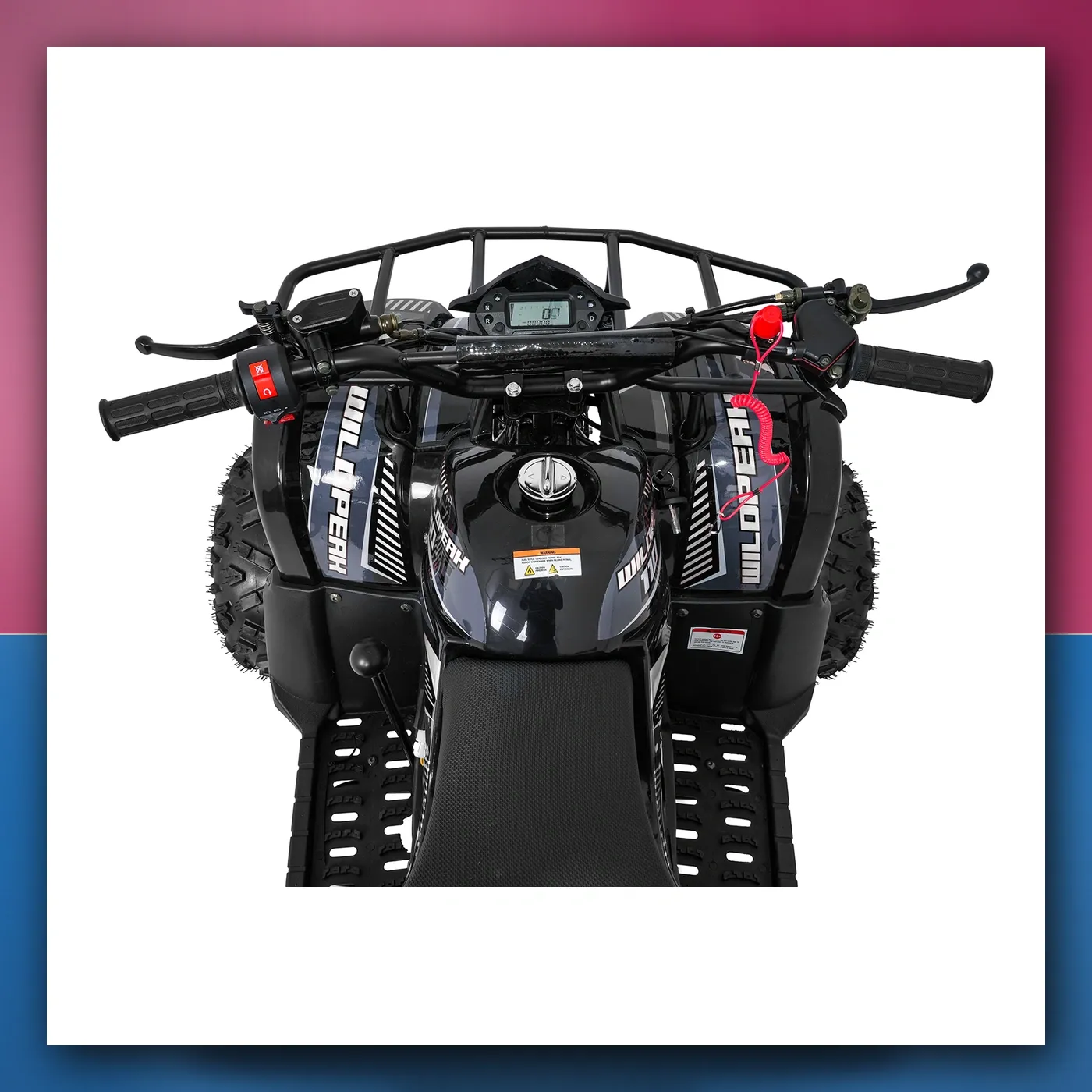 Četverocikl na akumulator Motorni WILDPEAK 110cc crni - slika 1