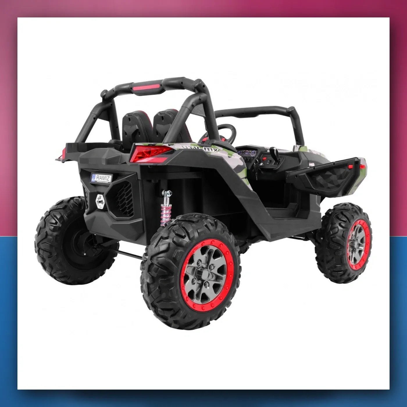 Buggy SuperStar za djecu Moro + Pogon 4x4 + Daljinski upravljač + Prtljažnik + MP3 + LED + Blokada vrata - slika 1