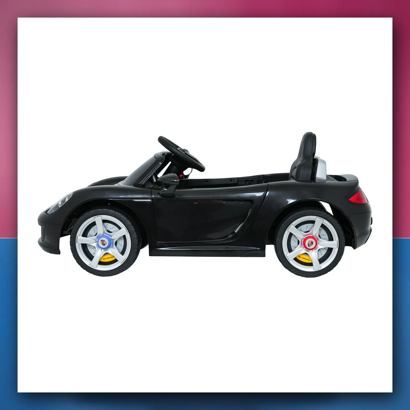 Auto na akumulator Porsche 911 Carrera crni - slika 1