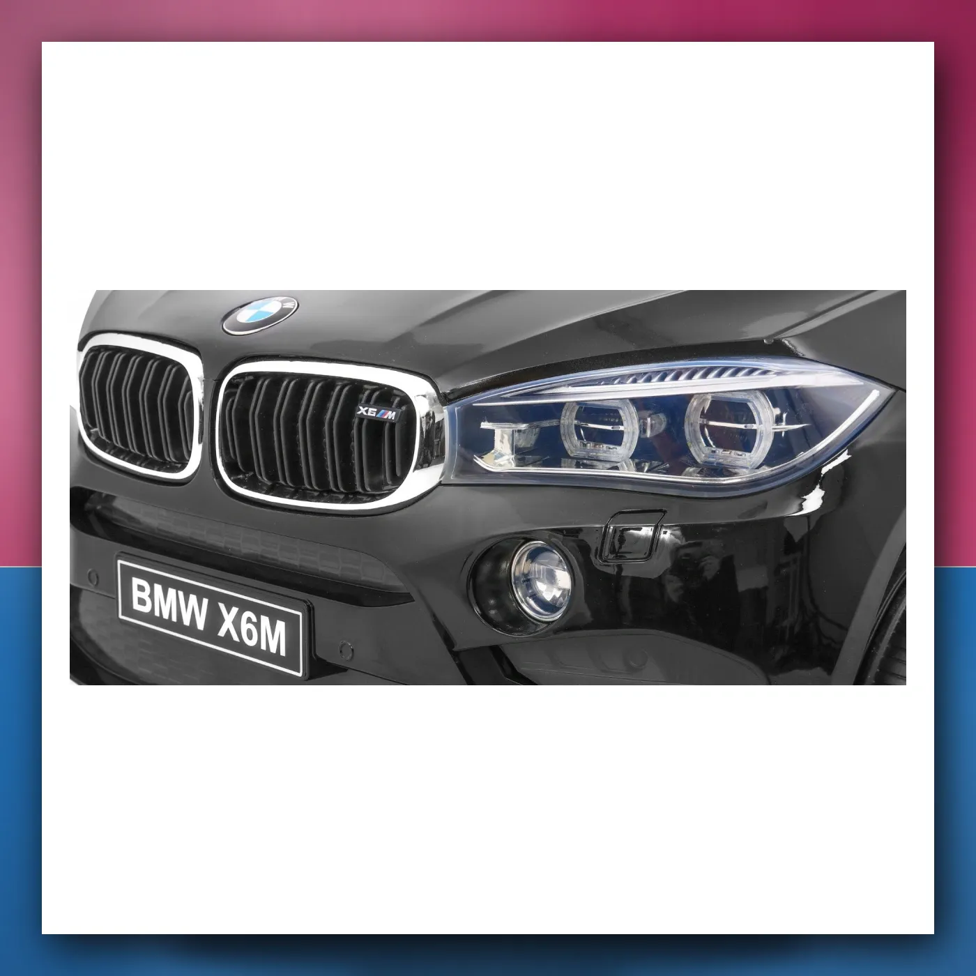 BMW X6M Električne Mali auto za djecu - crni SUV + Daljinski upravljač - slika 1