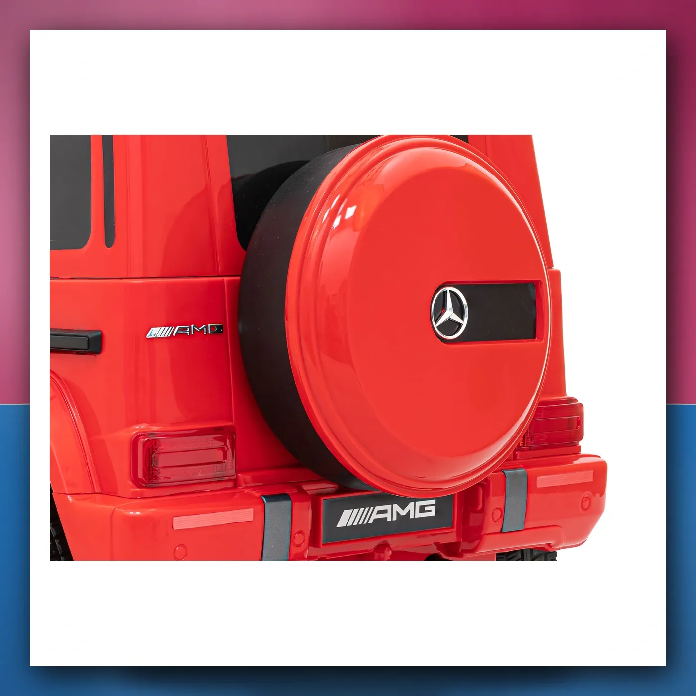 Mercedes AMG G63 za djecu crveni + Daljinski upravljač - slika 1