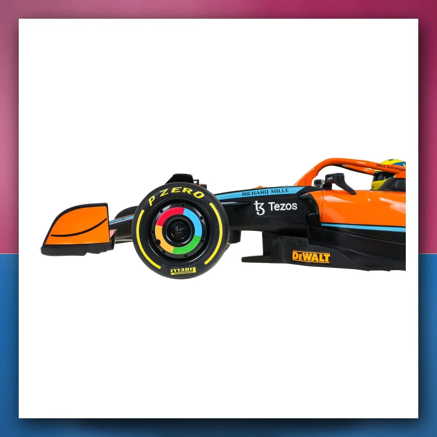 Bolid na daljinsko upravljanje McLaren F1 MCL36 1:12 narančasti RASTAR
