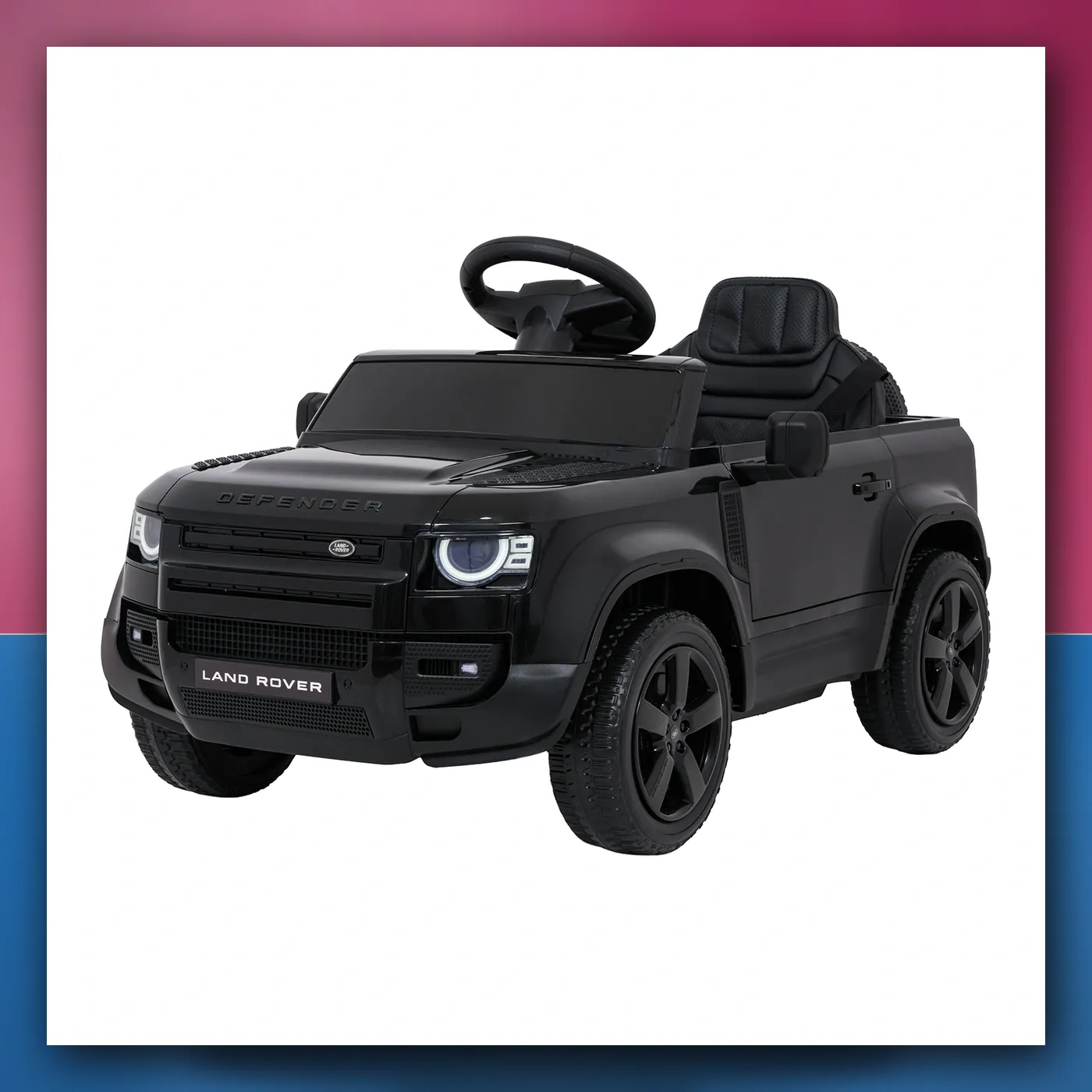 Auto na akumulator Land Rover Defender crni